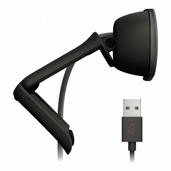 Logitech Brio 100 Full HD Webcam | 1080p | Ingebouwde Microfoon | Privacy Shutter | USB-A | Grafiet