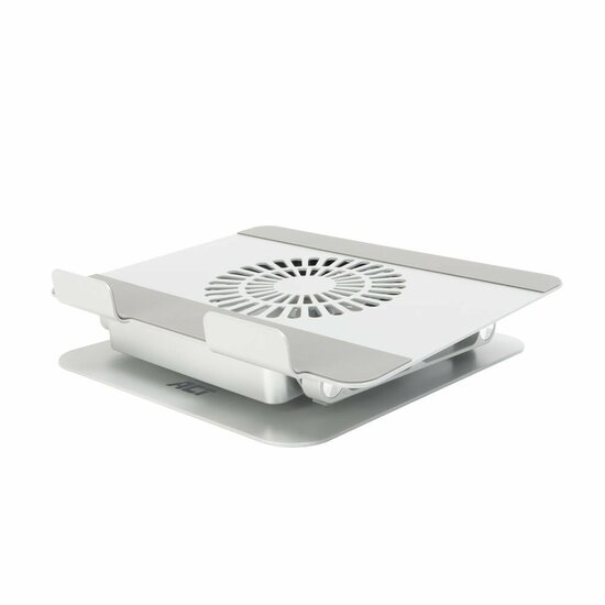 ACT AC8106 | 360&deg; Draaibare Laptopstandaard | Met Ventilator | Traploos Verstelbaar