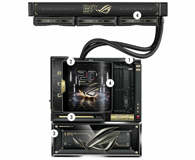 ASUS ROG Crosshair X870E Edition 20 | AM5 | DDR5 | PCIe 5.0 | Wi-Fi 7 | 10GbE | E-ATX Moederbord