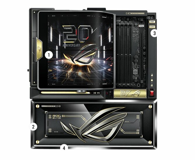 ASUS ROG Crosshair X870E Edition 20 | AM5 | DDR5 | PCIe 5.0 | Wi-Fi 7 | 10GbE | E-ATX Moederbord
