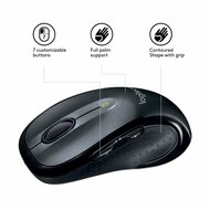 Logitech M510 | Draadloze Muis | Links- en Rechtshandig | RF | 1000 DPI | Zwart | Returned