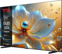 TCL 98T8C 98&rdquo; | Grote 4K QLED Smart TV | Supersnel 144Hz &amp; Dolby Vision | Google TV + WiFi