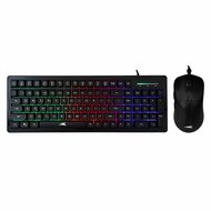Baracuda ORCA RGB | Bekabeld Gaming Toetsenbord inclusief Muis | QWERTY | Zwart