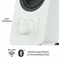 Logitech Z207 | 2.0 Luidsprekerset | Bluetooth en 3,5mm | Zwart/Wit