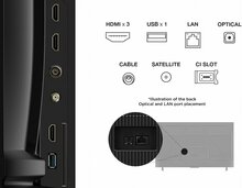 TCL 65V6C | 65&quot; 4K Ultra HD DLED Smart TV | Google TV | Dolby Vision | 60Hz (2025)