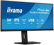 iiyama ProLite XUB3493WQSU-B6 | 34&quot; Ultrawide IPS Monitor | 3440x1440 UWQHD | 120Hz | LED | Zwart