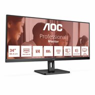 AOC U34E2M 34" | UWQHD 3440x1440 | VA | 100Hz | 4ms | Ultrawide Monitor | Zwart