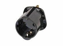 Brennenstuhl Reisadapter | Geaard | Type G (VK) naar Type F | Zwart