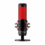 HyperX QuadCast | USB-microfoon | Rode verlichting | Voor pc en console | Zwart/Rood | Open Box