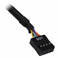 Inter-Tech CI-02 | Interne geheugenkaartlezer | USB 2.0 | 3.5" bay | Ondersteunt CF, SD, microSD, MS, xD | Zwart