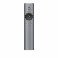 Logitech Spotlight Presenter | Draadloos | Bluetooth &amp; USB 2.4 GHz | Bereik tot 30 meter | Grijs