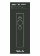 Logitech Spotlight Presenter | Draadloos | Bluetooth &amp; USB 2.4 GHz | Bereik tot 30 meter | Grijs