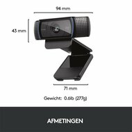Logitech C920 HD | 1080p 30FPS USB Webcam | Met Microfoon