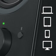 Logitech Z207 | 2.0 Bluetooth Luidsprekerset | 5W RMS | Draadloze Overgang | Zwart