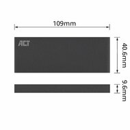 ACT AC1600 | USB 3.2 Gen1 M.2 SATA SSD Behuizing | Aluminium | 5 Gbps