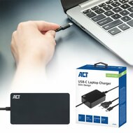 ACT AC2005 | Universele USB-C Notebook Lader | 65 Watt PDP | 2,75 Meter