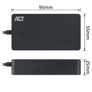 ACT AC2005 | Universele USB-C Notebook Lader | 65 Watt PDP | 2,75 Meter