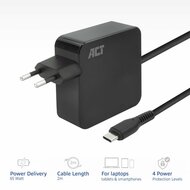 ACT AC2010 | Universele USB-C Notebook Lader | 65 Watt PDP | 2 Meter
