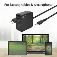 ACT AC2010 | Universele USB-C Notebook Lader | 65 Watt PDP | 2 Meter