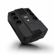 ACT AC2300 Line-Interactive UPS | 600 VA | 6 Stopcontacten (3 op Accu) | AVR Spanningstabilisatie | Netspanningsbeveiliging