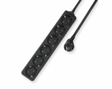 ACT AC2460 | Stekkerdoos | 6 Stopcontacten | 3 m | Binnen | Zwart
