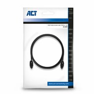 ACT AC3690 | SPDIF Optische Audiokabel | 1,2 Meter | TOSLINK | Zwart