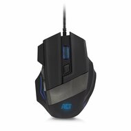 ACT AC5000 | Bedrade Gaming Muis | Rechtshandig | USB-A | 3200 DPI | Zwart