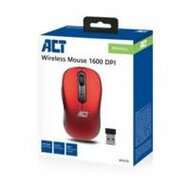 ACT AC5135 | Draadloze Muis | Links- en Rechtshandig | RF | 1600 DPI | Rood/Zwart