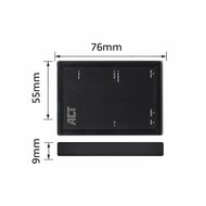 ACT AC6370 | USB 3.2 Gen1 Geheugenkaartlezer | Type-A | Zwart