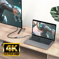 ACT AC7013 | Docking Station &amp; Poortreplicator | USB-C 3.2 Gen 1 | Zwart/Grijs