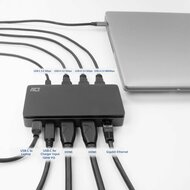 ACT AC7093 | USB-C 4K Docking Station | 2x HDMI + Ethernet + USB-C/USB-A + PD | 1m Kabel