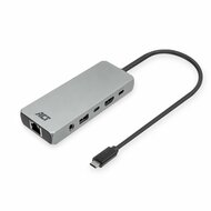 ACT AC7095 | Docking Station | USB-C | Zilver