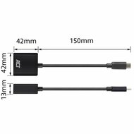 ACT AC7300 | USB-C naar VGA Adapter | 0,15 m | Zwart