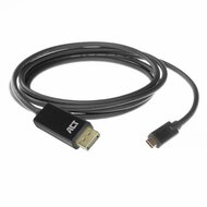 ACT AC7325 | USB-C naar DisplayPort Kabel | 2 m | Zwart