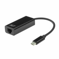 ACT AC7335 | USB-C naar Gigabit Ethernet Adapter | 10/100/1000 Mbps | Plug &amp; Play