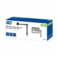 ACT AC8301 | Verstelbare Monitor-bureaubeugel | Tot 32" | Max 8kg | VESA 100x100 | 1 Monitor