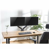 ACT AC8312 | Verstelbare Monitor-bureaubeugel | Tot 32" | Max 9kg | VESA 100x100 | 2 Monitoren