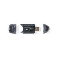 Nedis CRDRU2100BK | Geheugenkaartlezer | USB 2.0 | Zwart