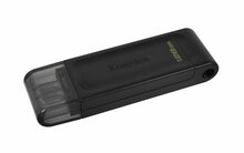 Kingston DataTraveler 70 | 128GB USB-C 3.2 Flash Drive | Zwart