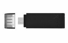 Kingston DataTraveler 70 | 128GB USB-C 3.2 Flash Drive | Zwart