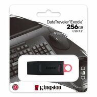 Kingston DataTraveler Exodia | 256GB USB-A 3.2 Flash Drive | Zwart