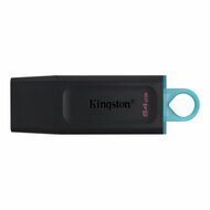 Kingston DataTraveler Exodia | 64GB USB-A 3.2 Flash Drive | Zwart