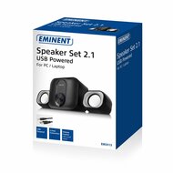 Eminent EM3515 | 2.1 Luidsprekerset | Heldere Geluidskwaliteit | 40W RMS
