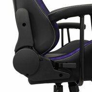 White Shark INDIANAPOLIS | Gamestoel met RGB-verlichting | Belastbaar tot 120 kg
