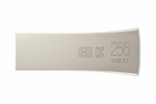 Samsung Bar Plus | 256GB USB-A 3.2 Flash Drive | tot 400 MB/s lezen | tot 110 MB/s schrijven | Zilver