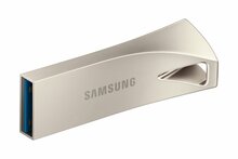 Samsung Bar Plus | 256GB USB-A 3.2 Flash Drive | tot 400 MB/s lezen | tot 110 MB/s schrijven | Zilver