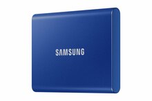 Samsung T7 | Externe SSD | 2TB | USB 3.2 Gen2 | 1.050MB/s Lezen | 1.000MB/s Schrijven | Blauw