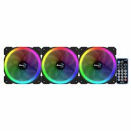 Aerocool Orbit RC ARGB 3 Pack | 120mm Case Fans met Remote Control