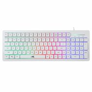 Baracuda ORCA RGB | Bekabeld Gaming Toetsenbord inclusief Muis | QWERTY | Wit