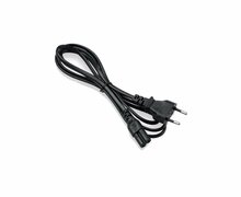 AC Voedingskabel | 2-Pin EU | 1x Euro Stekker | 1 Meter